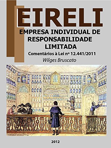 Capa do livro: EIRELI: Empresa individual de responsabilidade limitada - Ler Online pdf