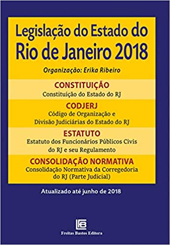 Capa do livro: Legislação do Estado do Rio de Janeiro 2018 - Ler Online pdf