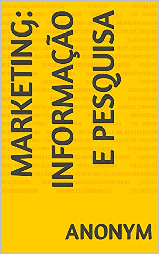 Capa do livro: Marketing: Informação e Pesquisa - Ler Online pdf