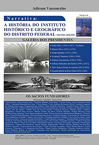 Livro PDF: Narrativa sobre a História do Instituto Histórico e Geográfico do Distrito Federal, Comissão de História e Geografia, Comissão de História Oral