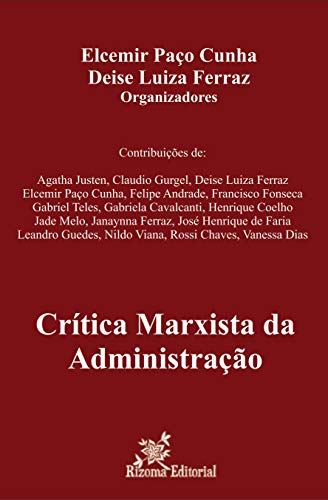 Capa do livro: Crítica Marxista da Administração - Ler Online pdf
