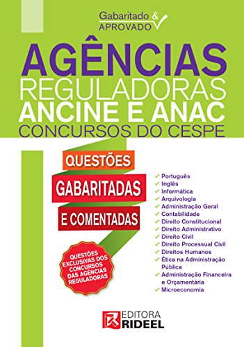 Livro PDF: Gabaritado e Aprovado – Agências Reguladoras ANCINE e ANAC