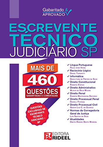 Livro PDF Gabaritado e Aprovado – Escrevente Técnico Judiciário