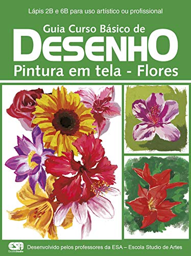 Livro PDF Guia Curso Básico de Desenho Flores
