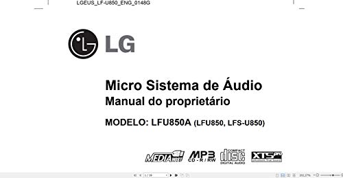 Livro PDF Manual Em Português do Micro System LG Lf-u850a