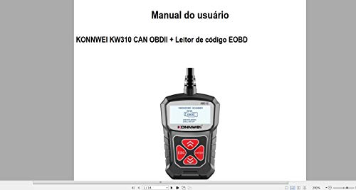 Livro PDF: Manual Em Português Do Scanner Konnwei Kw-310: manual em português