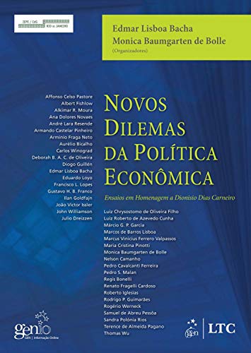 Capa do livro: Novos Dilemas da Política Econômica – Ensaios em Homenagem a Dionisio Dias Carneiro - Ler Online pdf