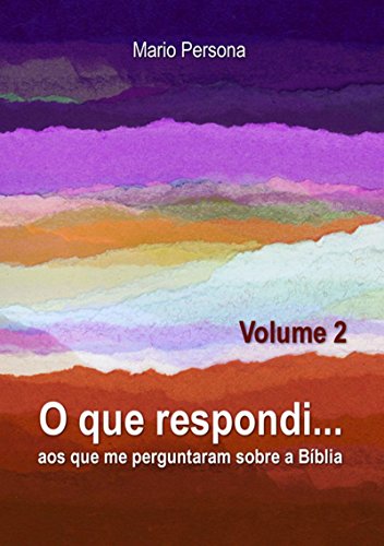 Capa do livro: O Que Respondi… (volume 2) - Ler Online pdf