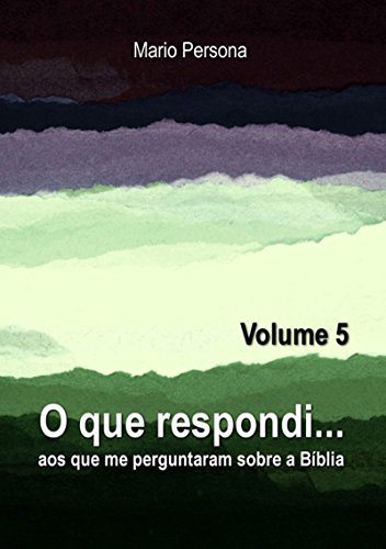Capa do livro: O Que Respondi… (volume 5) - Ler Online pdf