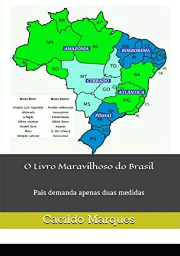Capa do livro: O Livro Maravilhoso do Brasil: País demanda apenas duas medidas - Ler Online pdf