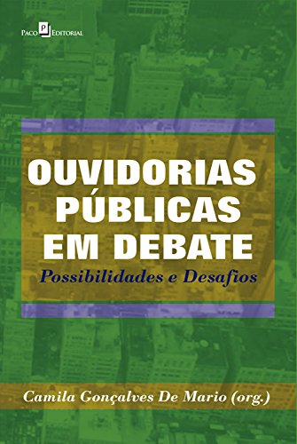 Livro PDF Ouvidorias públicas em debate: Possibilidades e desafios