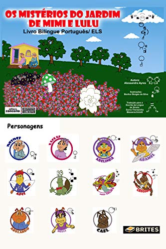 Capa do livro: Os mistérios do jardim de Mimi e Lulu: Livro bilíngue Português/Escrita na Lingua de Sinais - Ler Online pdf