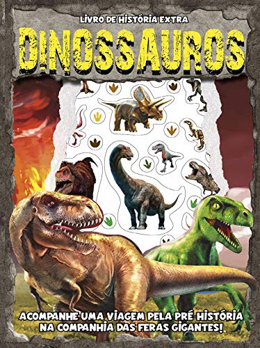 Livro PDF Dinossauros Livro de História Extra Ed 01