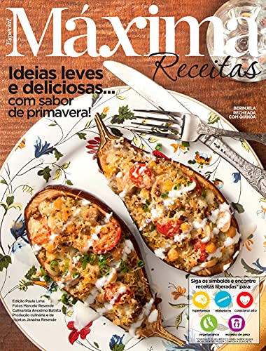 Livro PDF Revista Máxima Receitas – Ideias leves e deliciosas… com sabor de primavera!