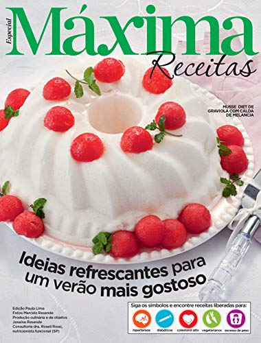 Capa do livro: Revista Máxima Receitas – Ideias refrescantes para um verão mais gostoso - Ler Online pdf