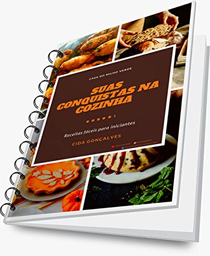 Capa do livro: SUAS CONQUISTAS NA COZINHA: receitas ,bolos,doces caseiros,paes, - Ler Online pdf