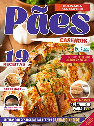 Capa do livro: Culinária Fantástica Ed. 01 – Pães Caseiros - Ler Online pdf