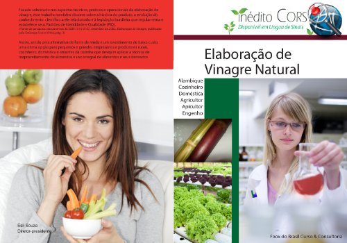 Livro PDF: Inédito curso elaboração de vinagre natural