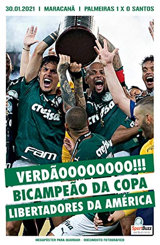 Livro PDF Megapôster SportBuzz – Documento fotográfico – Copa Libertadores da América – Palmeiras 1 x 0 Santos