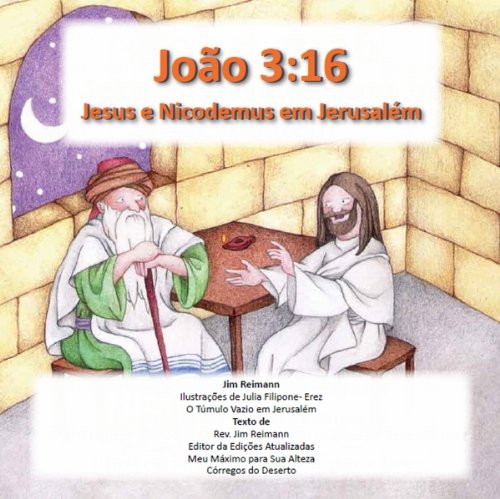 Livro PDF João 3:16: Jesus e Nicodemus em Belém
