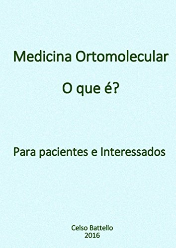 Livro PDF Medicina Ortomolecular – O que é?: Para pacientes e interessados