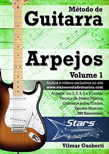 Livro PDF: Método de Guitarra – Arpejos – Vol. 1: Arpejos tríades com Sweep Picking