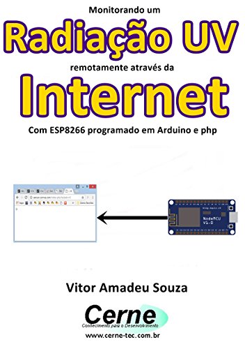 Livro PDF Monitorando a Radiação UV remotamente através da Internet Com ESP8266 programado em Arduino e php