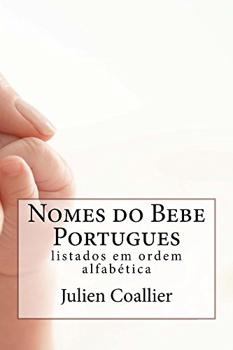 Livro PDF Nomes do Bebe Portugues: listados em ordem alfabetica