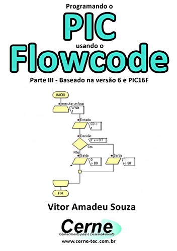 Livro PDF Programando o PIC usando o Flowcode Parte III – Baseado na versão 6 e PIC16F