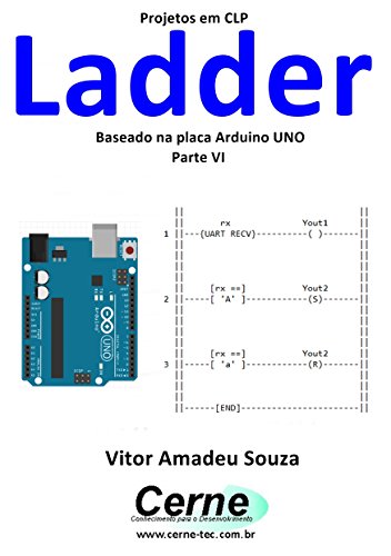 Capa do livro: Projetos em CLP Ladder Baseado na placa Arduino UNO Parte VI - Ler Online pdf
