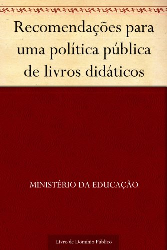 Livro PDF Recomendações para uma política pública de livros didáticos