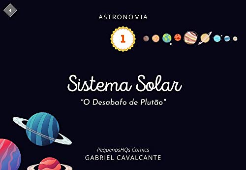 Livro PDF Sistema Solar: O Desabafo de Plutão (PequenasHQs Comics – Astronomia Livro 1)