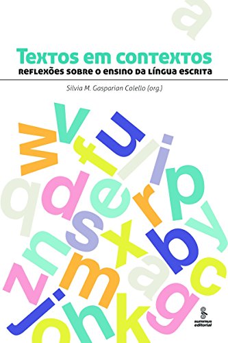Livro PDF: Textos em contextos: Reflexões sobre o ensino da língua escrita