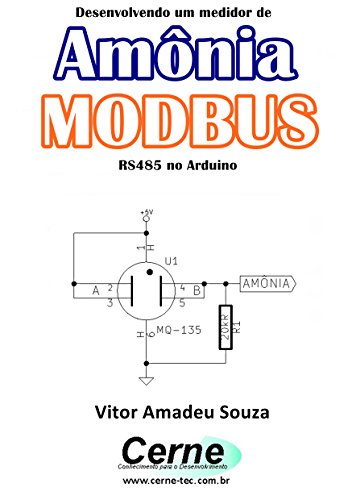 Livro PDF: Desenvolvendo um medidor de Amônia MODBUS RS485 no Arduino