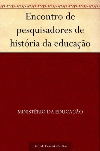 Livro PDF Encontro de pesquisadores de história da educação