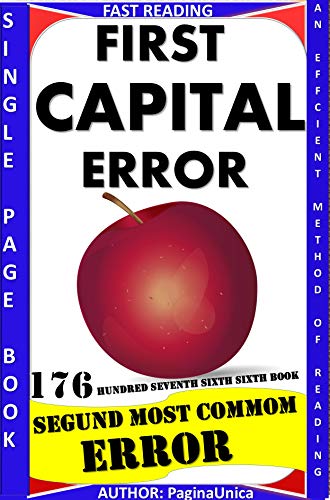 Capa do livro: FIRST CAPITAL ERROR: SEGUND MOST COMMOM ERROR - Ler Online pdf