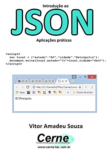 Livro PDF Introdução ao JSON Aplicações práticas