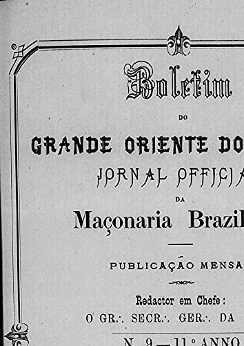 Livro PDF Maçonaria Boletim Oficial: setembro de 1882