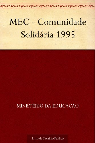 Livro PDF MEC – Comunidade Solidária 1995