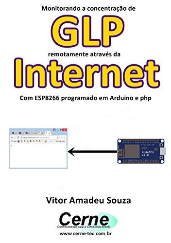 Livro PDF Monitorando a concentração de GLP remotamente através da Internet Com ESP8266 programado em Arduino e php