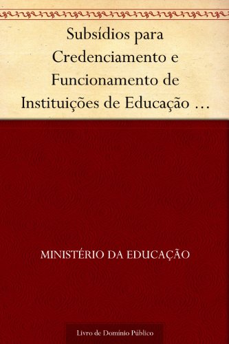 Livro PDF Subsídios para Credenciamento e Funcionamento de Instituições de Educação Infantil – Vol. 01