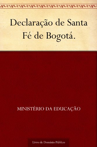 Livro PDF Declaração de Santa Fé de Bogotá.