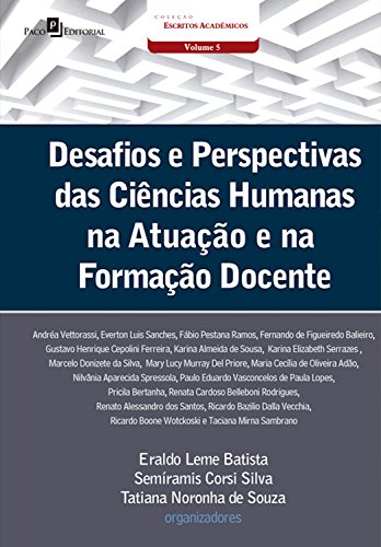 Livro PDF Desafios e perspectivas das ciências humanas na atuação e na formação docente