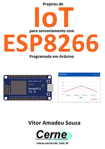 Livro PDF Projetos de IoT para sensoriamento com ESP8266 Programado em Arduino