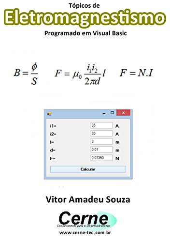 Livro PDF Tópicos de Eletromagnestismo Programado em Visual Basic