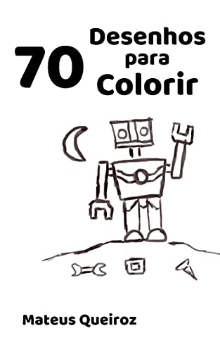 Livro PDF 70 desenhos para colorir