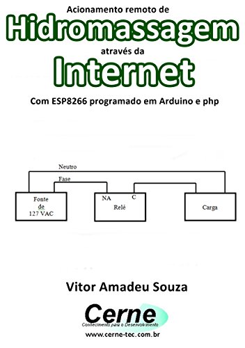 Livro PDF Acionamento remoto de Hidromassagem através da Internet Com ESP8266 programado em Arduino e php