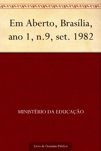 Livro PDF Em Aberto, Brasília, ano 1, n.9, set. 1982