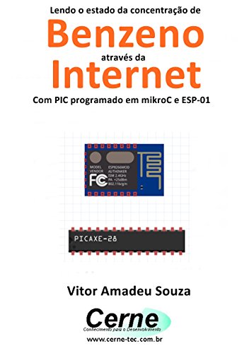 Livro PDF Lendo o estado da concentração de Benzeno através da Internet Com PIC programado em mikroC e ESP-01