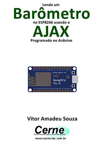 Livro PDF Lendo um Barômetro no ESP8266 usando o AJAX Programado no Arduino